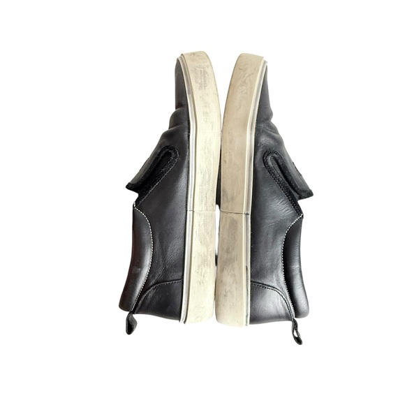 Golden Goose Hanami Black Leather Star Slip-On Sneakers Size 38 - Picture 6 of 10